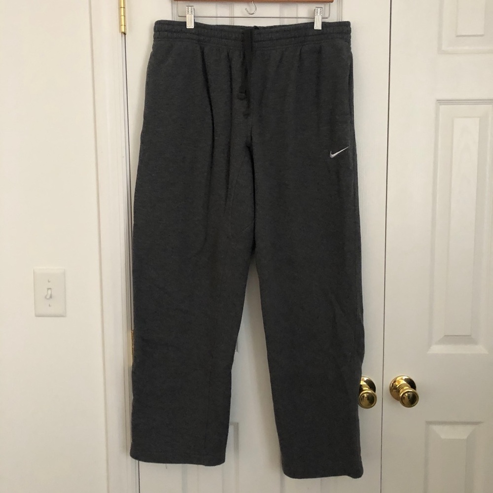 Nike Sweatpants Charcoal Gray Mens Size XL